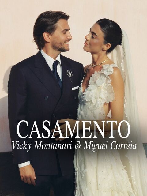 Cobertura do casamento de Vicky Montanari e Miguel Correia.
